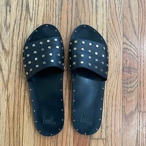 Beek Lovebird Stud Studded Slide Sandal